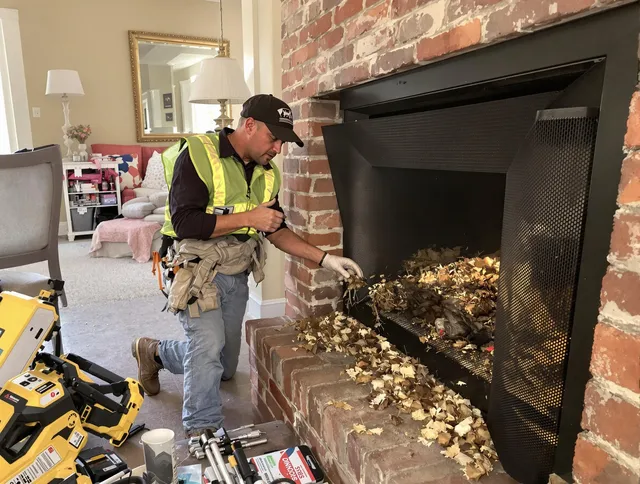 Safe screening installation by Port Orange Chimney Sweep in Port Orange, FL
