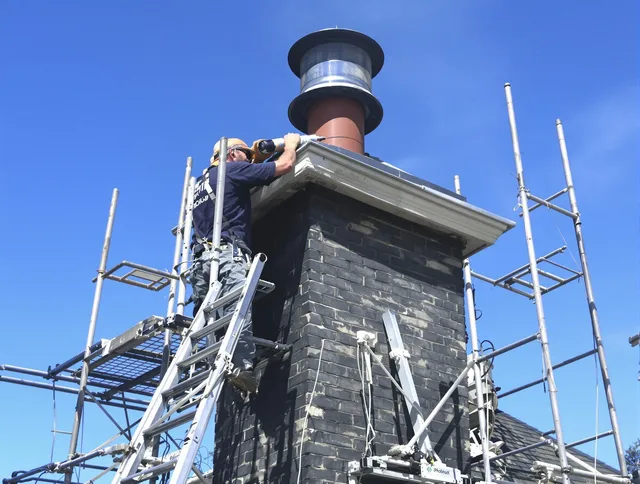 Sturdy chimney crown finished by Port Orange Chimney Sweep in Port Orange, FL