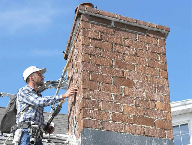 Brickwork for a chimney rebuild by Port Orange Chimney Sweep in Port Orange, FL