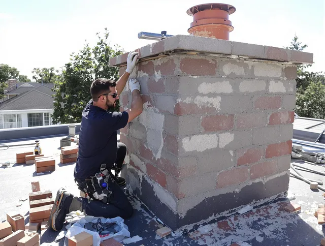 Advanced chimney repair process by Port Orange Chimney Sweep in Port Orange, FL