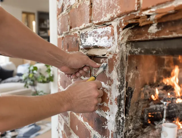 Routine fireplace repair by Port Orange Chimney Sweep in Port Orange, FL