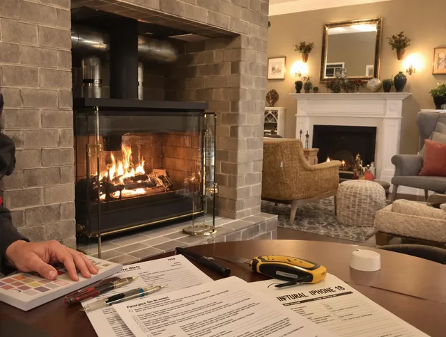 Port Orange Chimney Sweep verifying fireplace safety measures in Port Orange, FL