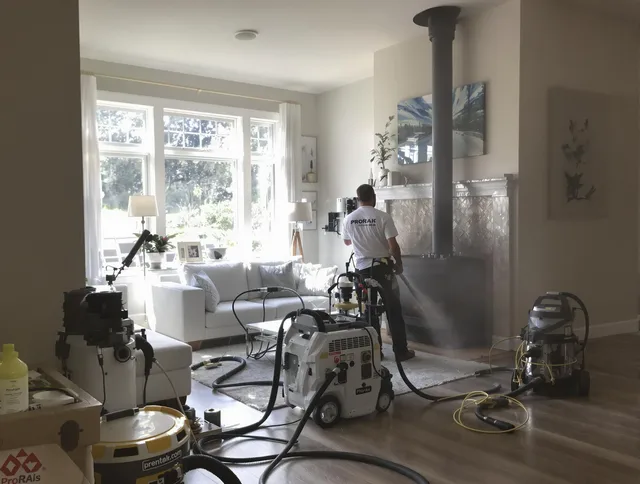 Soot removal service by Port Orange Chimney Sweep for a fireplace in Port Orange, FL